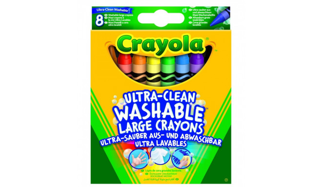 Large washable crayons 8 pieces