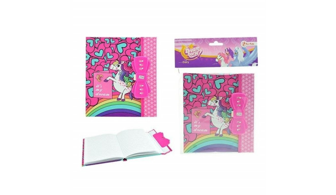 Diary with secret code Toi-Toys Unicorn