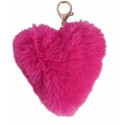 Keychain plush heart display 12 pcs MIX