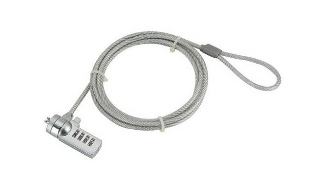 Security cable for Notebook locks 4-digit combination