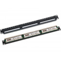 Patchpanel UTP cat.6 19-inch 1U 24xRJ45 LSA