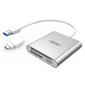 Flash card reader USB 3.0 + USB Type-C; Y-9313D