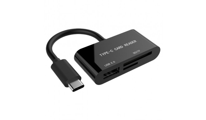 Card reader USB-C SDXC/combo/black