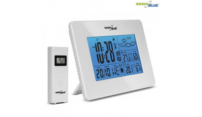 Weather station DCF IN/OUT moon phase GB146W white