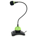 DESKTOP MICROPHONE WITH SWITH EH130G GREEN
