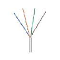 Installation cable twisted pair U/UTP Cat5e 4x2 stranded 100% copper 305m gray