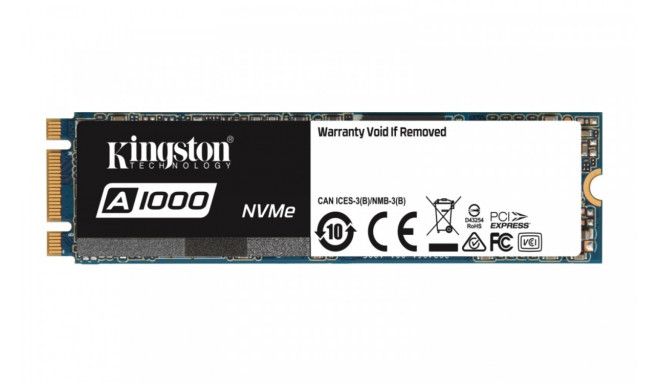 Kingston SSD A1000 240GB M.2 2280 PCI-e NVMe 1500/800MB/s