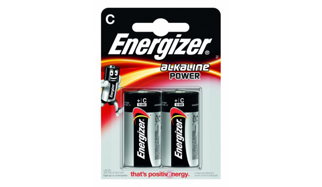Energizer battery Alkaline Power C LR14 2pcs
