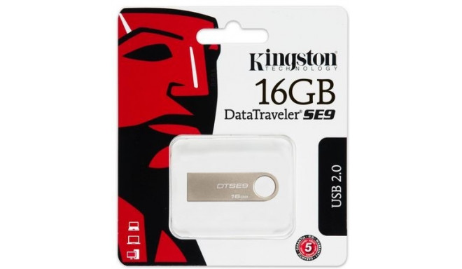 Kingston mälupulk 16GB DataTraveler SE9 USB 2.0 
