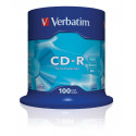 Verbatim CD-R 700MB 52x 100tk spindle (43411)