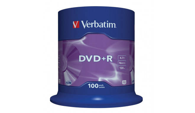 DVD+R 16x 4.7GB 100P CB Matt Silver 43551