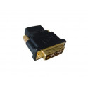 Adapter HDMI (F) -> DVI (M), gold-plated