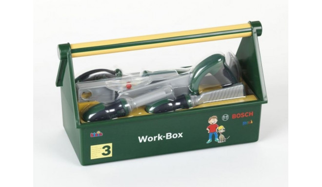 Toolbox with Bosch tools