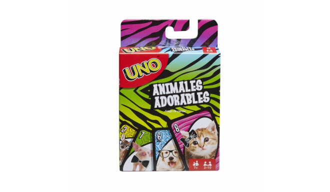 Mattel game Uno Baby Animals