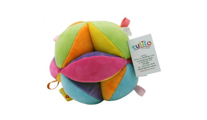 Ball with rattle Colorful 11 cm