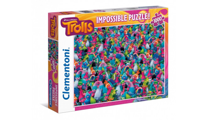 Clementoni puzzle Impossible Trolls 1000pcs