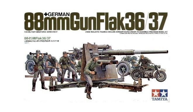 German 88mm Gun Flak 36.37