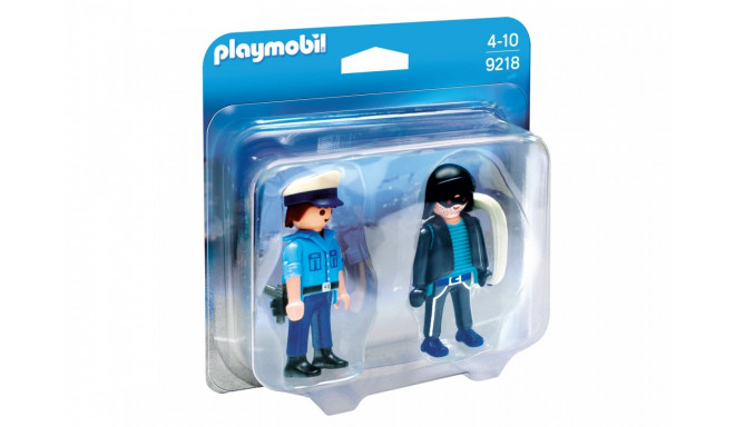 Duo Pack policeman and thief 9218