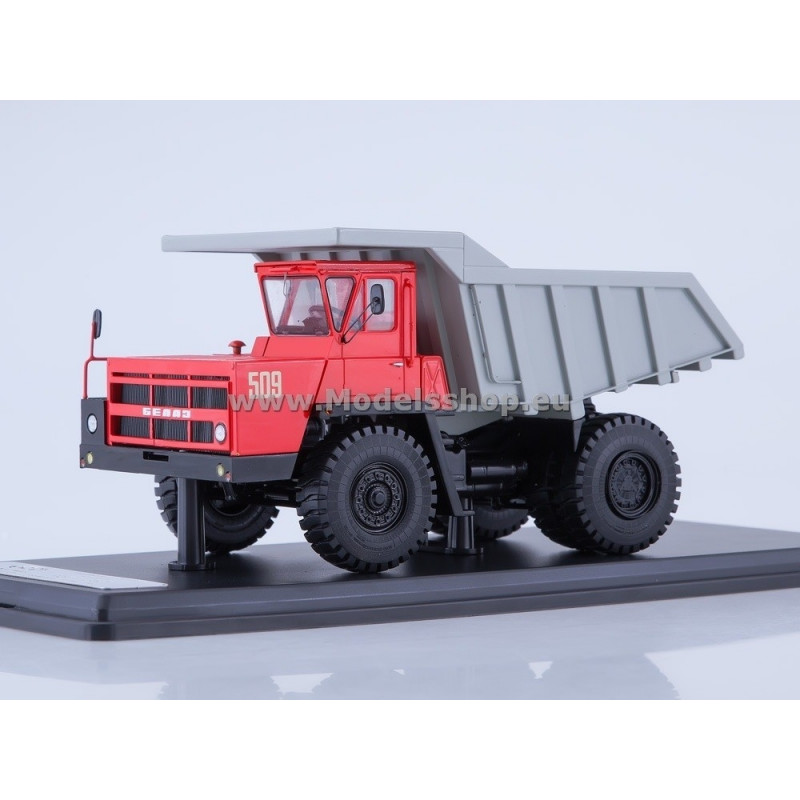 SSM model BELAZ-7522 Quarry Dump Truck, red/grey - Model kits - Photopoint