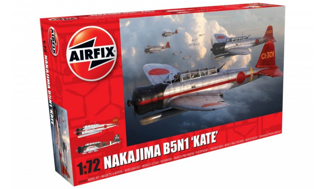 Airfix mudelikomplekt Nakajima B5N1 Kate