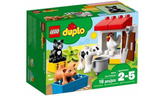 Lego toy blocks Duplo Farm Animals