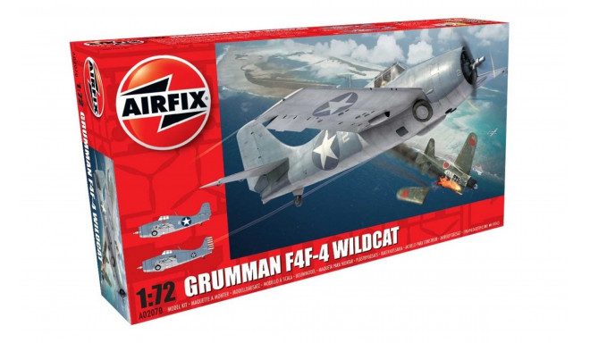 Airfix model kit Grumman F4F-4 Wil dcat
