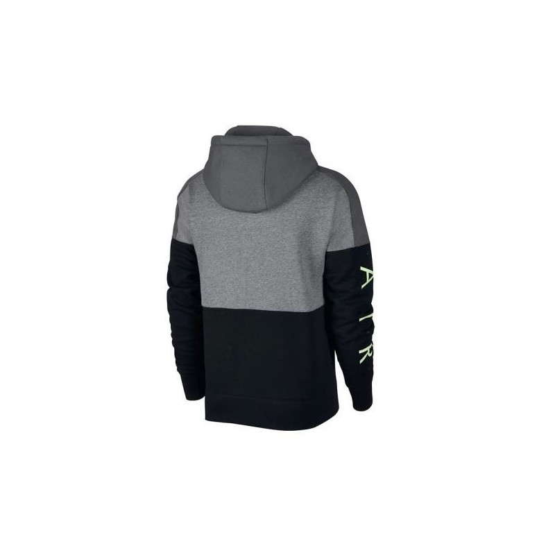 Sweatshirt Nike Nsw Hoodie Air Fz 091 men s Universal grey and black color Sweatshirts Photopoint