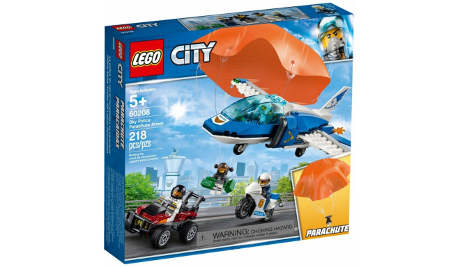 LEGO City mänguklotsid Sky Police Parachute Arrest