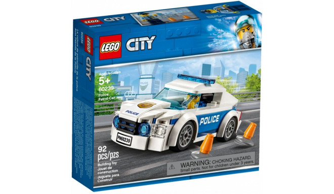 LEGO City mänguklotsid Police Patrol Car