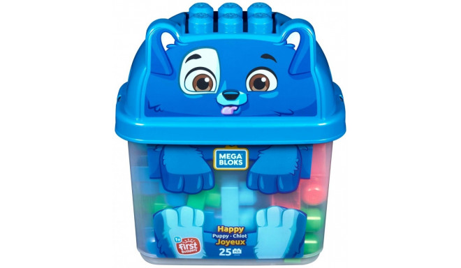 Container with blocks Happy Puppy