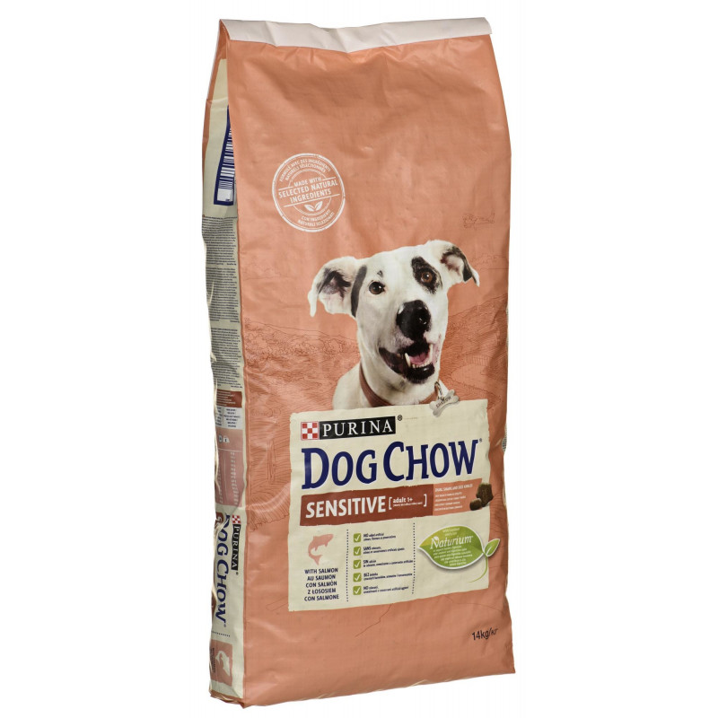 Feed PURINA NESTLE DOG CHOW SENSITIVE oso 14 kg Dry dog food Photopoint.lv