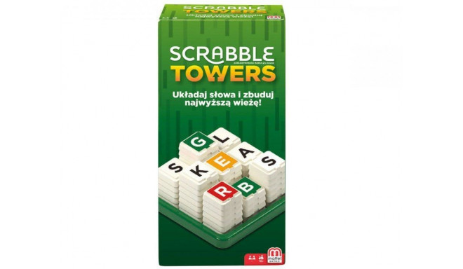 MATTEL game Scrabble Towers GDJ16