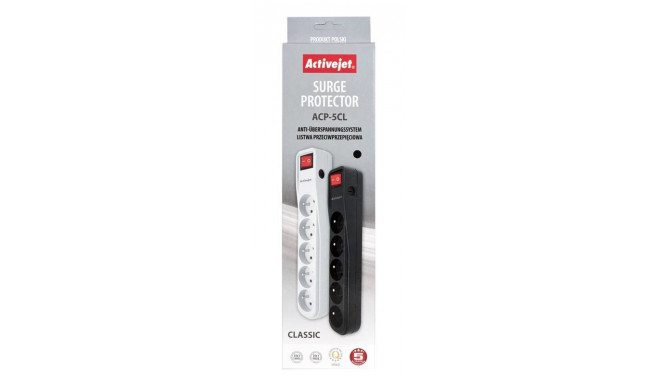 Activejet APN-5G/3M-BK power strip with cord