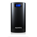Power Bank ADATA P20000D AP20000D-DGT-5V-CBK (20000mAh; USB 2.0; black color)