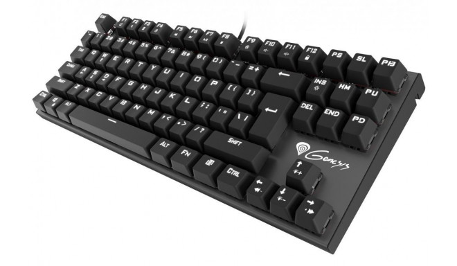 Keyboard mechanical NATEC Genesis Thor 300 TKL NKG-0944 (USB 2.0; (US); black color)