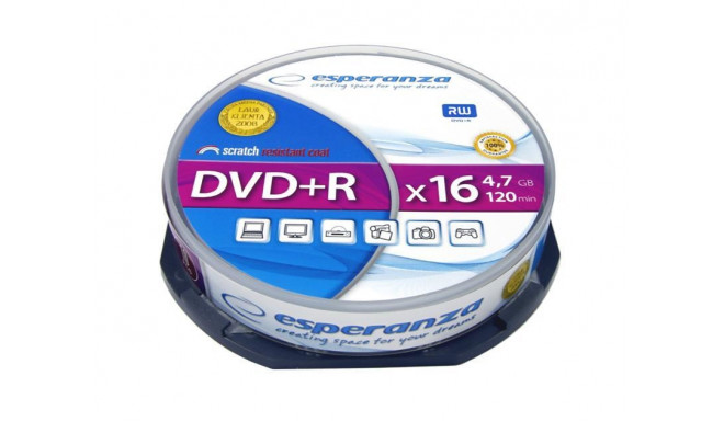 Esperanza 1117 blank DVD 4.7 GB DVD+R 10 pc(s)