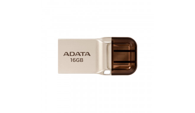 ADATA AUC360-16G-RGD USB flash drive 16 GB USB Type-A / Micro-USB 3.2 Gen 1 (3.1 Gen 1) Gold