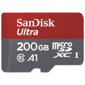 SanDisk mälukaart microSDXC 200GB Ultra Class 10 (SDSQUAR-200G-GN6MA)