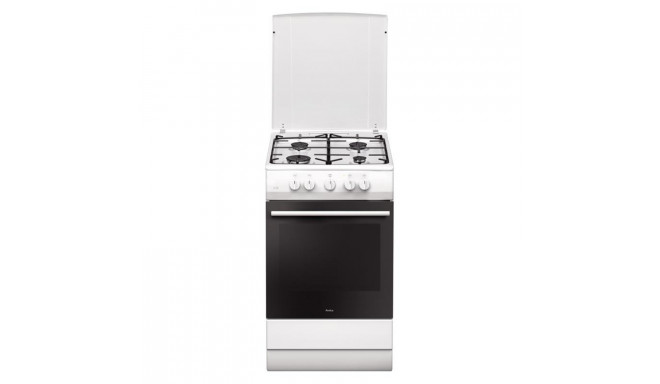 Amica 57GEH1.23ZF(W) cooker Freestanding cooker White Gas A