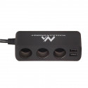 Distributor to the car lighter socket Maclean MCE117 (5 x ; black color)