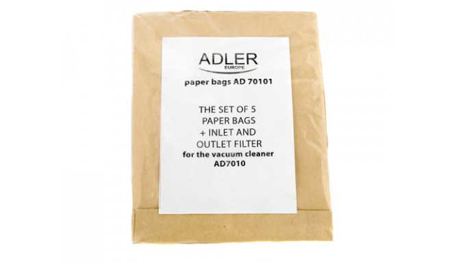Adler vacuum cleaner bag AD 7010.1 5pcs + 2 filters