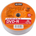 Acme DVD-R 4.7GB 16x Printable 25pcs Shrink Wrap
