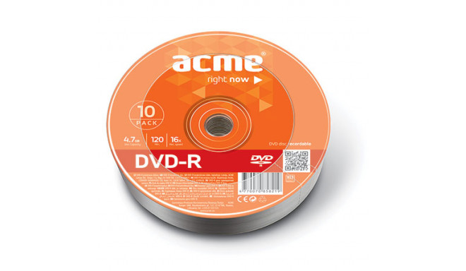 Acme DVD-R 4.7GB 16x 10tk tornis