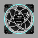 AZZA ventilaator Hurricane RGB 120mm, must