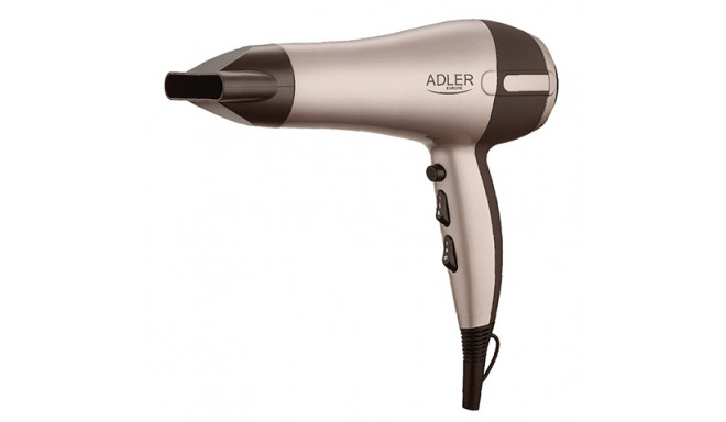 Adler hair dryer AD 2246 2200W, brown