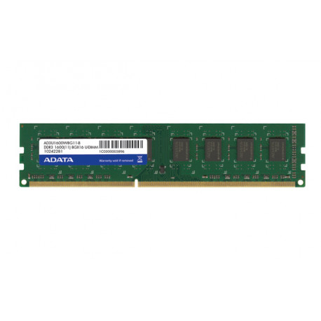 ADATA 4 GB, DDR3, 1600 MHz, PC/server, Regist