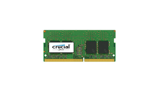 Crucial 8 GB, DDR4, 2400 MHz, Notebook, Regis