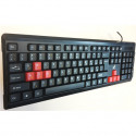 Super power keyboard KB-2019 EN/RU, black