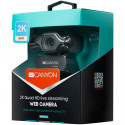 CANYON 2k Ultra full HD 3.2Mega webcam with USB2.0 connector, buit-in MIC, Manual focus, IC SN5262, 