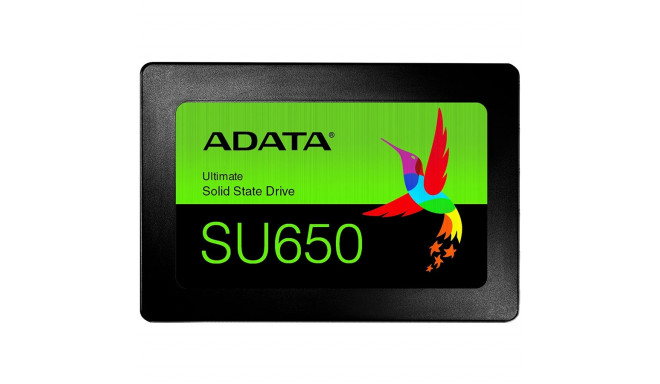 ADATA SU650SS 240GB SSD, 2.5” 7mm, SATA 6Gb/s, Read/Write: 520 / 450MB/s Random Read/Write IOPS 40K/
